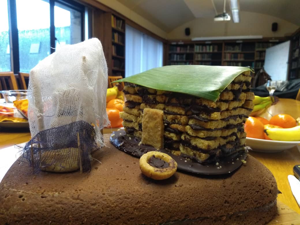 Cake replica of mosquito electrocution trap! courtesy of Dr Luca Nelli Cake replica of mosquito electrocution trap! courtesy of Dr Luca Nelli